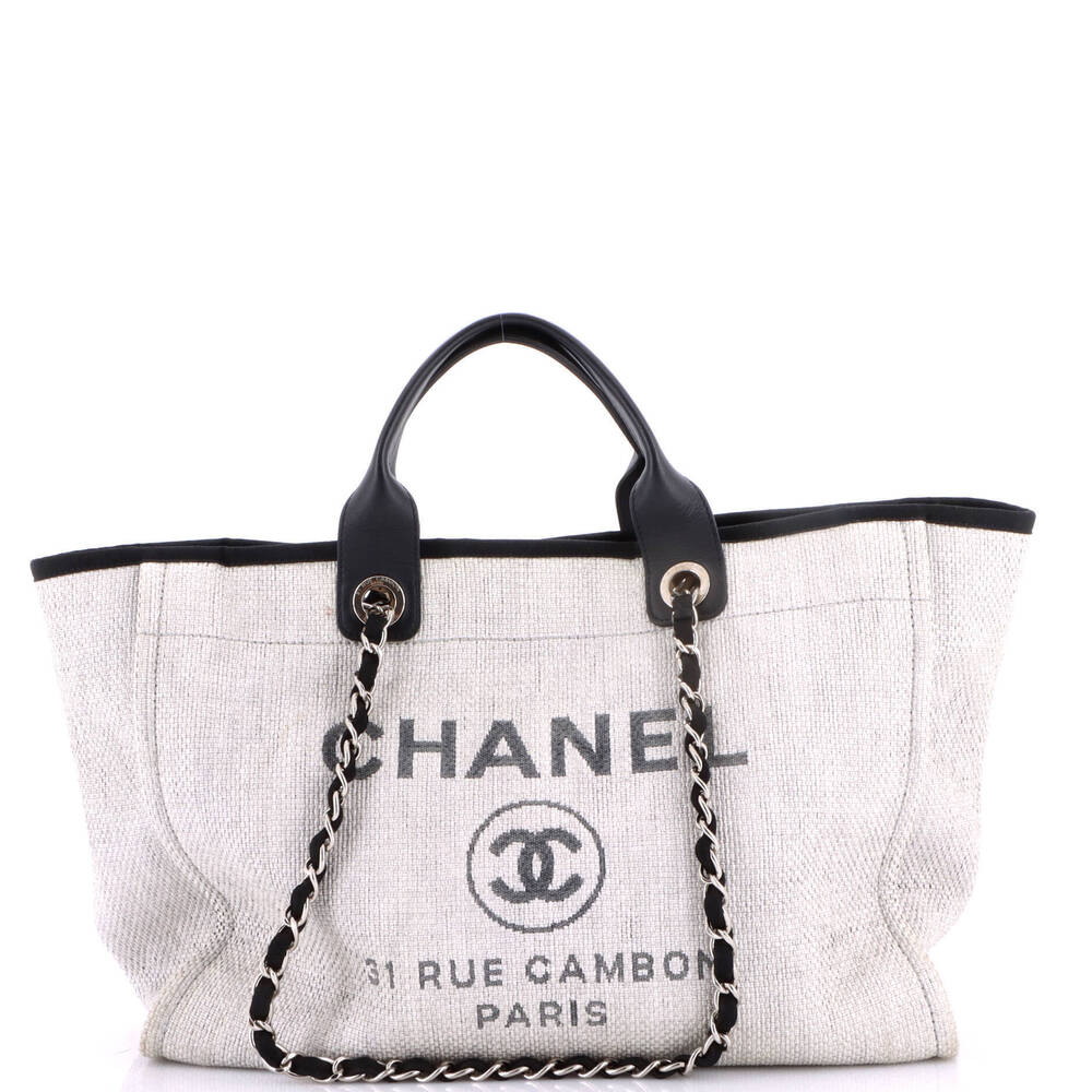Chanel Medium Deauville Tote Raffia